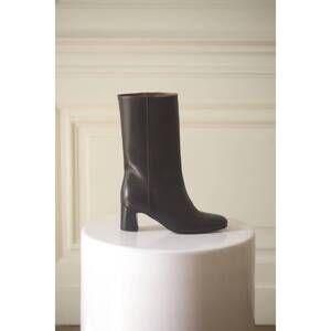 NEW ANNE THOMAS women's venezia mi boots in calf black